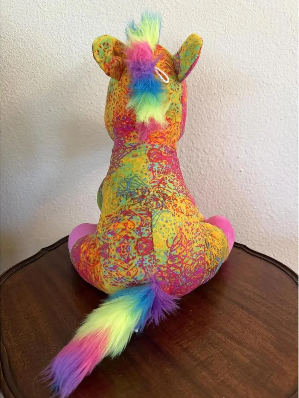 Fiesta Rosie Scribbleez Unicorn Plush. 15in.